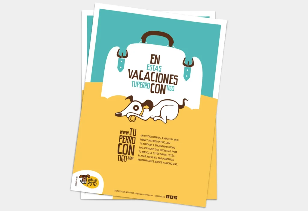 Cartel Tu perro contigo
