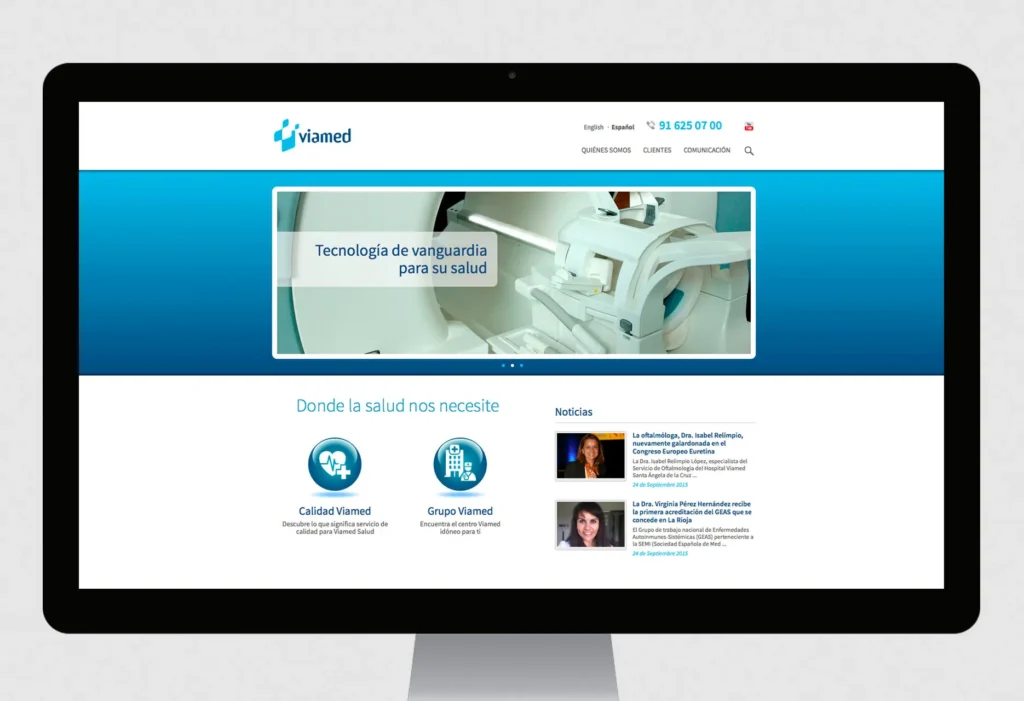 Inicio Webs Grupo Viamed
