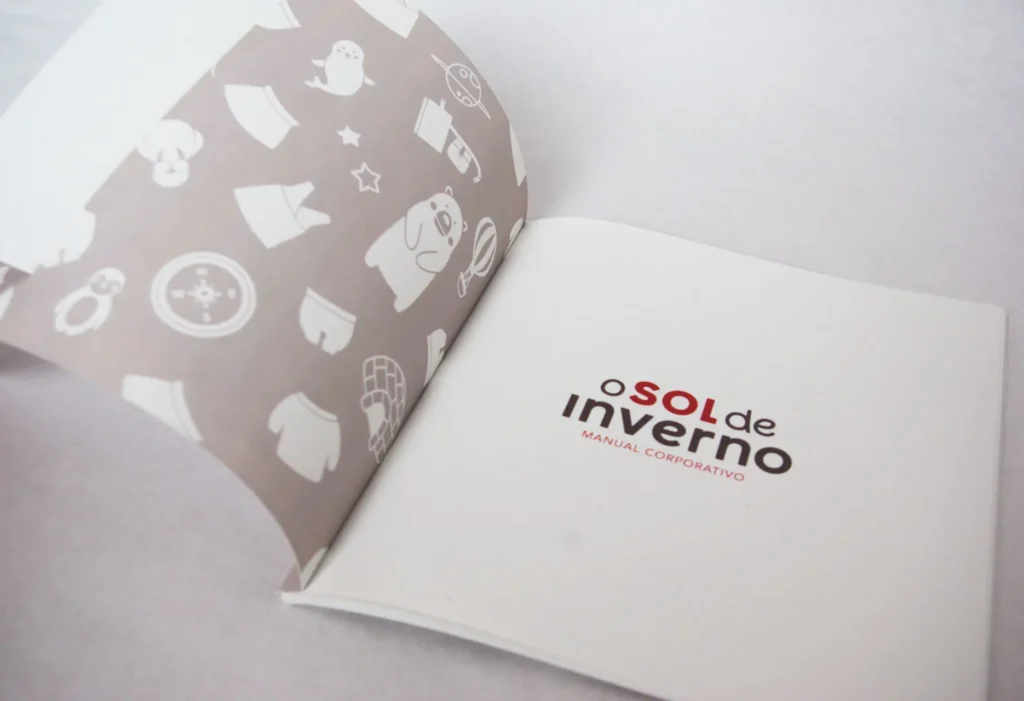 Interior del Manual Corporativo de O Sol de Inverno